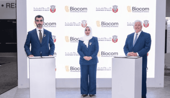 Thumbnail for DoH Abu Dhabi signs lifesciences gateway deal with Biocom California at BIO 2026