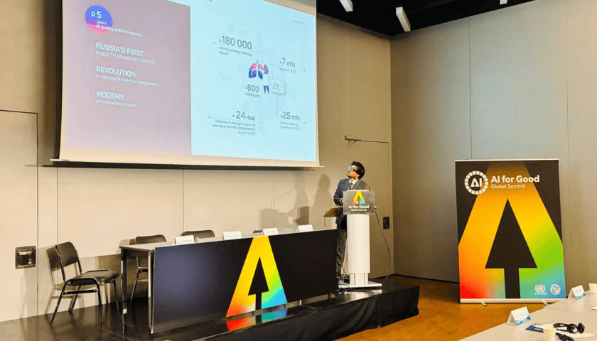 Thumbnail for Moscow Radiology Centre showcases AI advances at UN-backed ‘AI for Good’ Summit