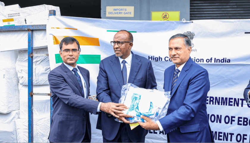 Thumbnail for Kenya receives 5-tonne Ebola preparedness consignment from government of India