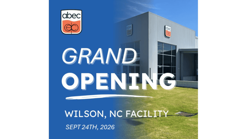 Thumbnail for ABEC to open new biopharmaceutical manufacturing facility in North Carolina